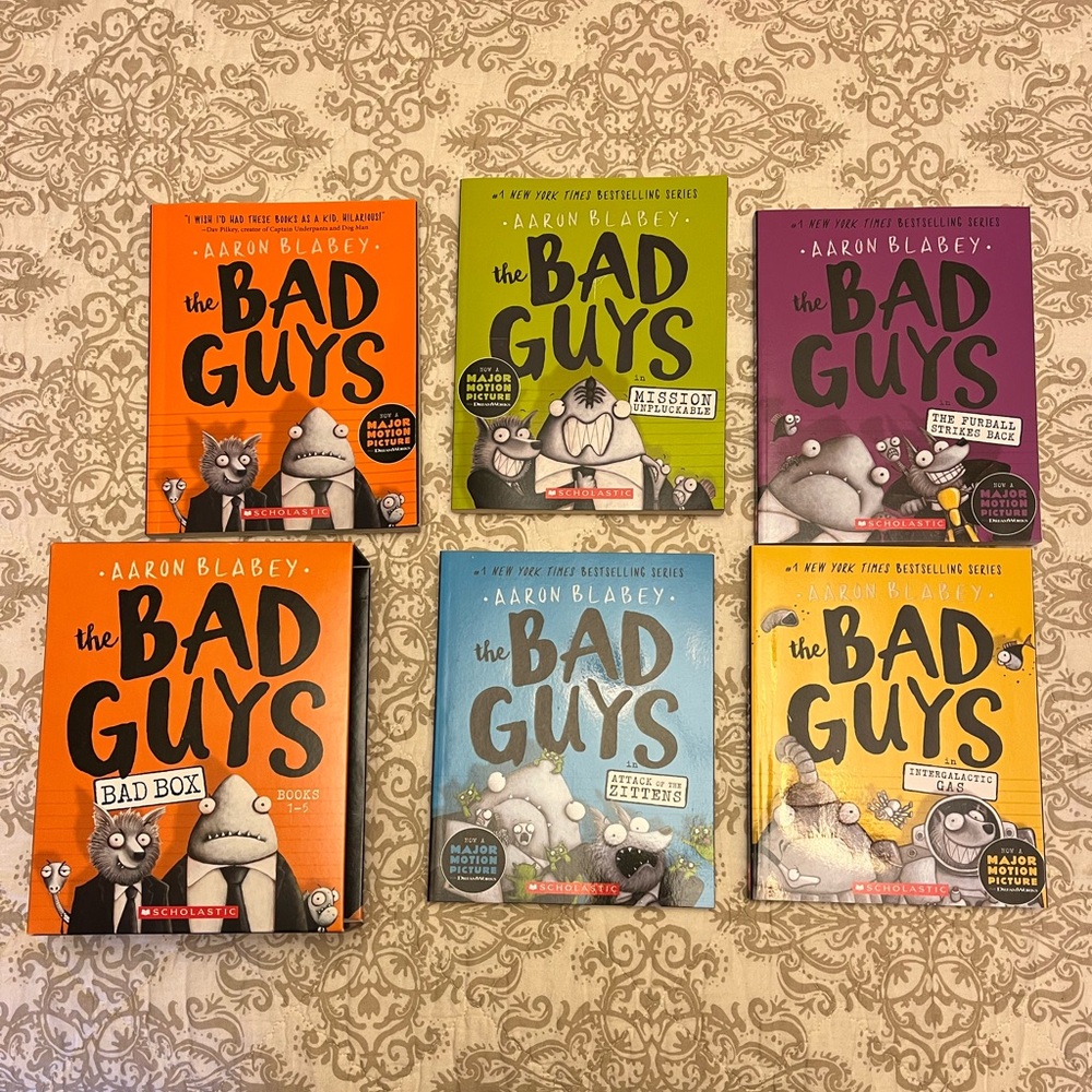 The Bad Guys books, boxed set, books 1-5